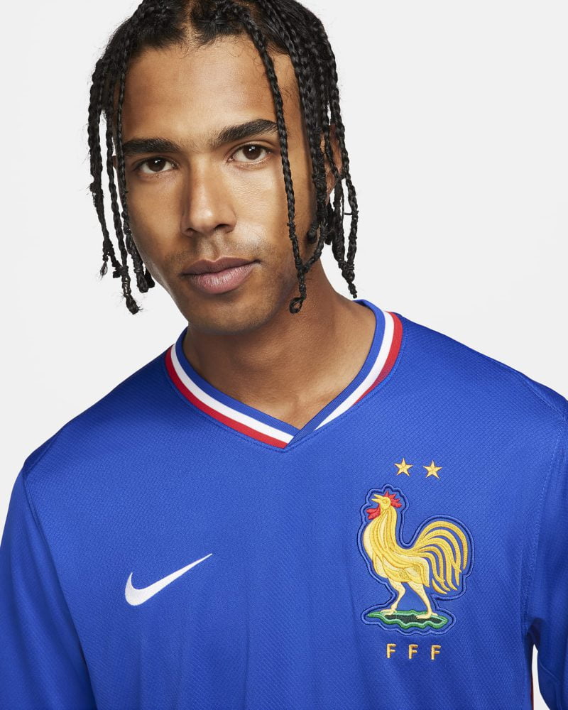 France Home 2024 Jersey Fan Version Imported 3