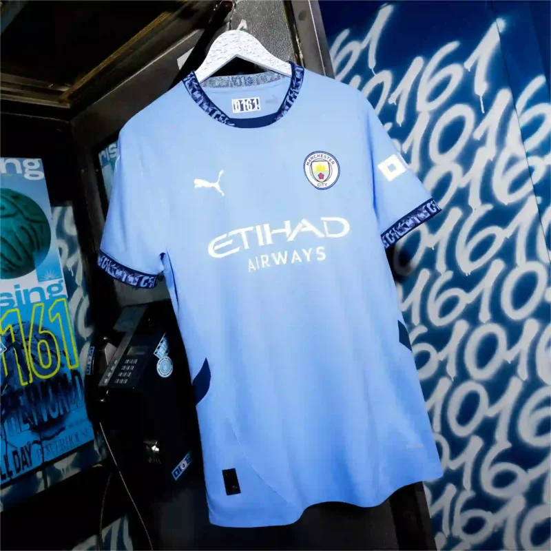 Manchester City 24 25 Home Player Version Jersey 7