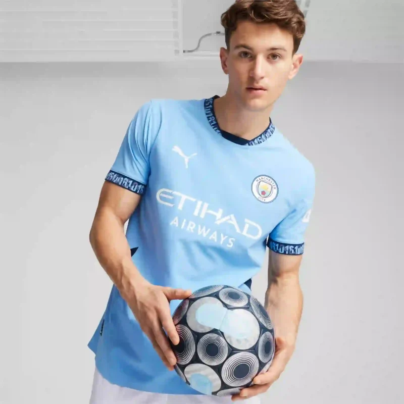 Manchester City 24 25 Home Player Version Jersey 8