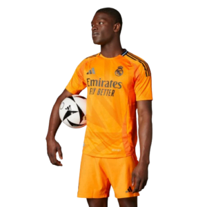 Real Madrid 24 25 Away Authentic Jersey Orange IZ1642 HM1 removebg preview
