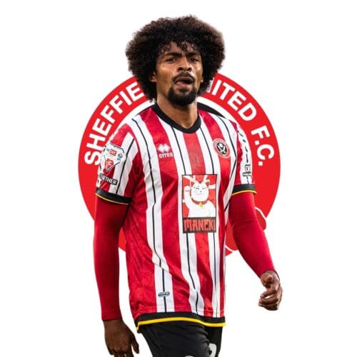 Hamza Choudhury Sheffield United FC Home Fan Version Jersey 2025 by Fitlander