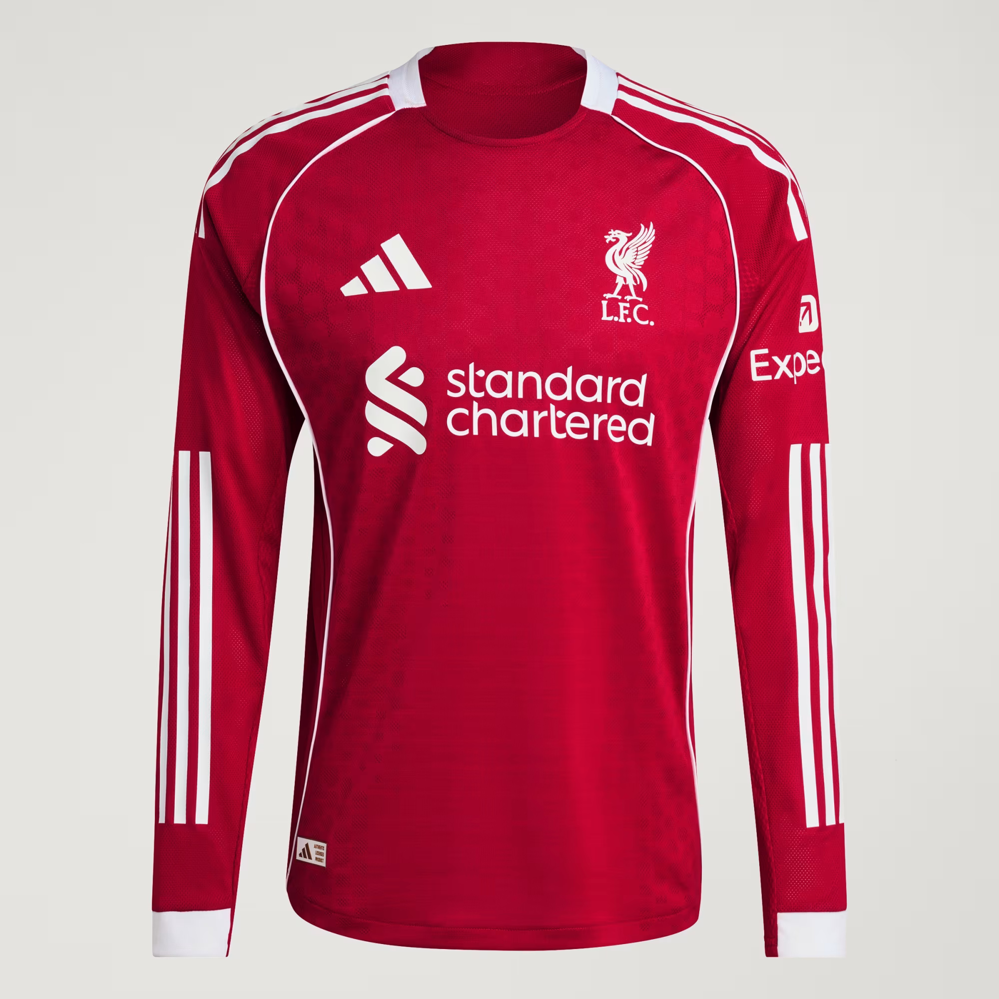 Liverpool FC 25 26 Long Sleeve Home Authentic Jersey Red JV6445 HM30