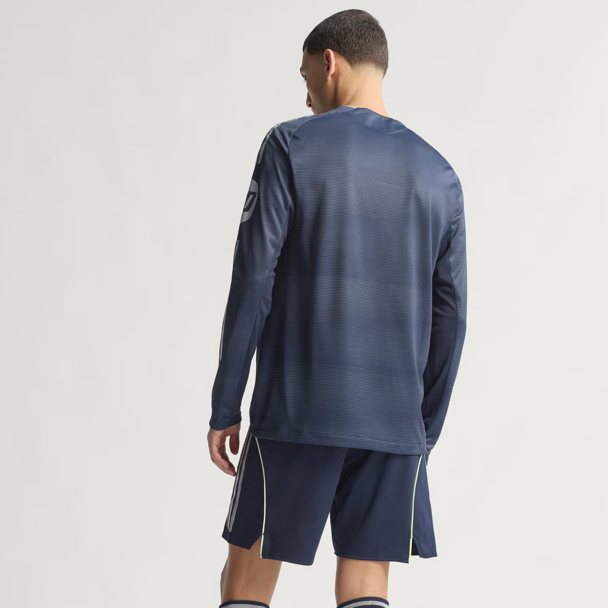 Real Madrid 25 26 Long Sleeve Away Authentic Jersey Blue JP3956 HM3 hover