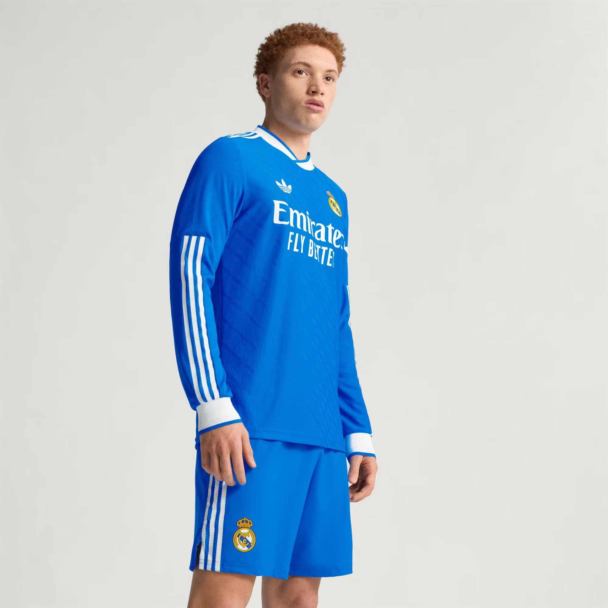 Real Madrid 25 26 Long Sleeve Third Authentic Jersey Blue JP3925 HM1