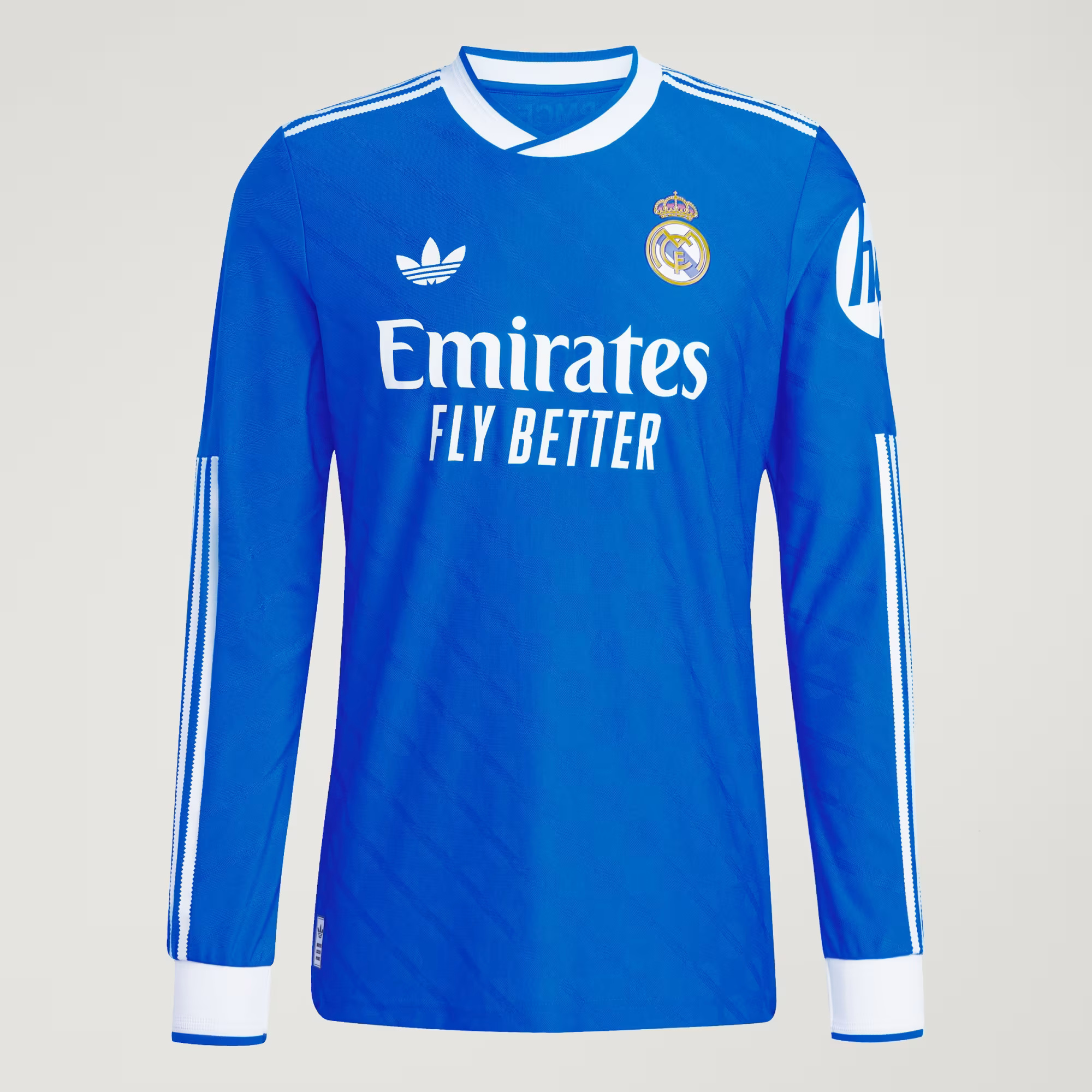 Real Madrid 25 26 Long Sleeve Third Authentic Jersey Blue JP3925 HM30