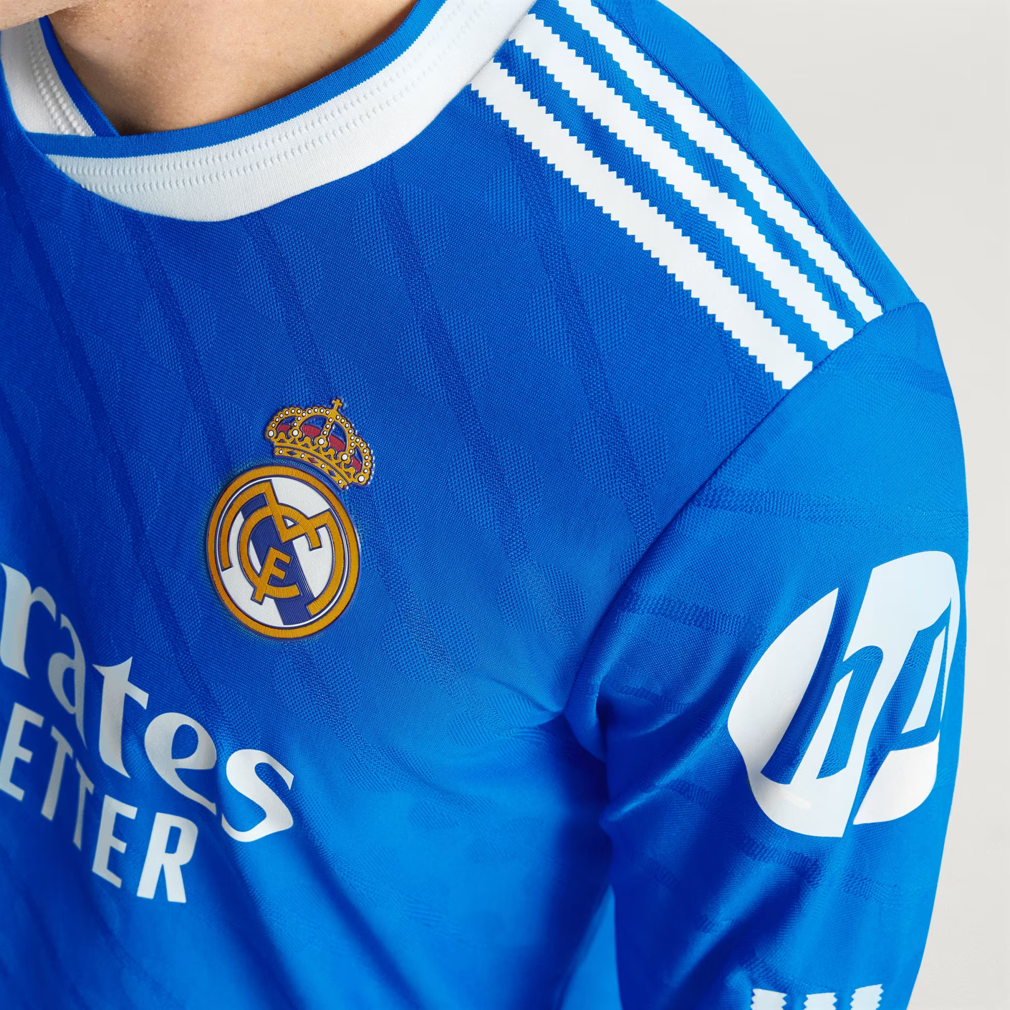 Real Madrid 25 26 Long Sleeve Third Authentic Jersey Blue JP3925 HM5